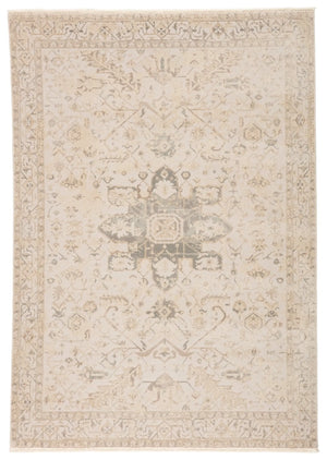 Vienne Vne06 Lucien Cream/Light Gray Rug - Baconco