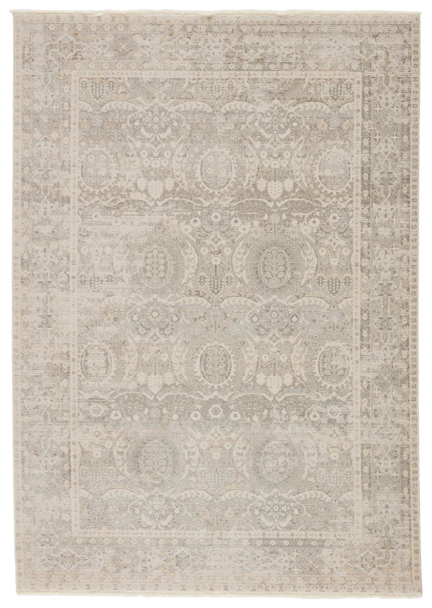 Vienne Vne07 Michon Gray/Cream Rug - Baconco