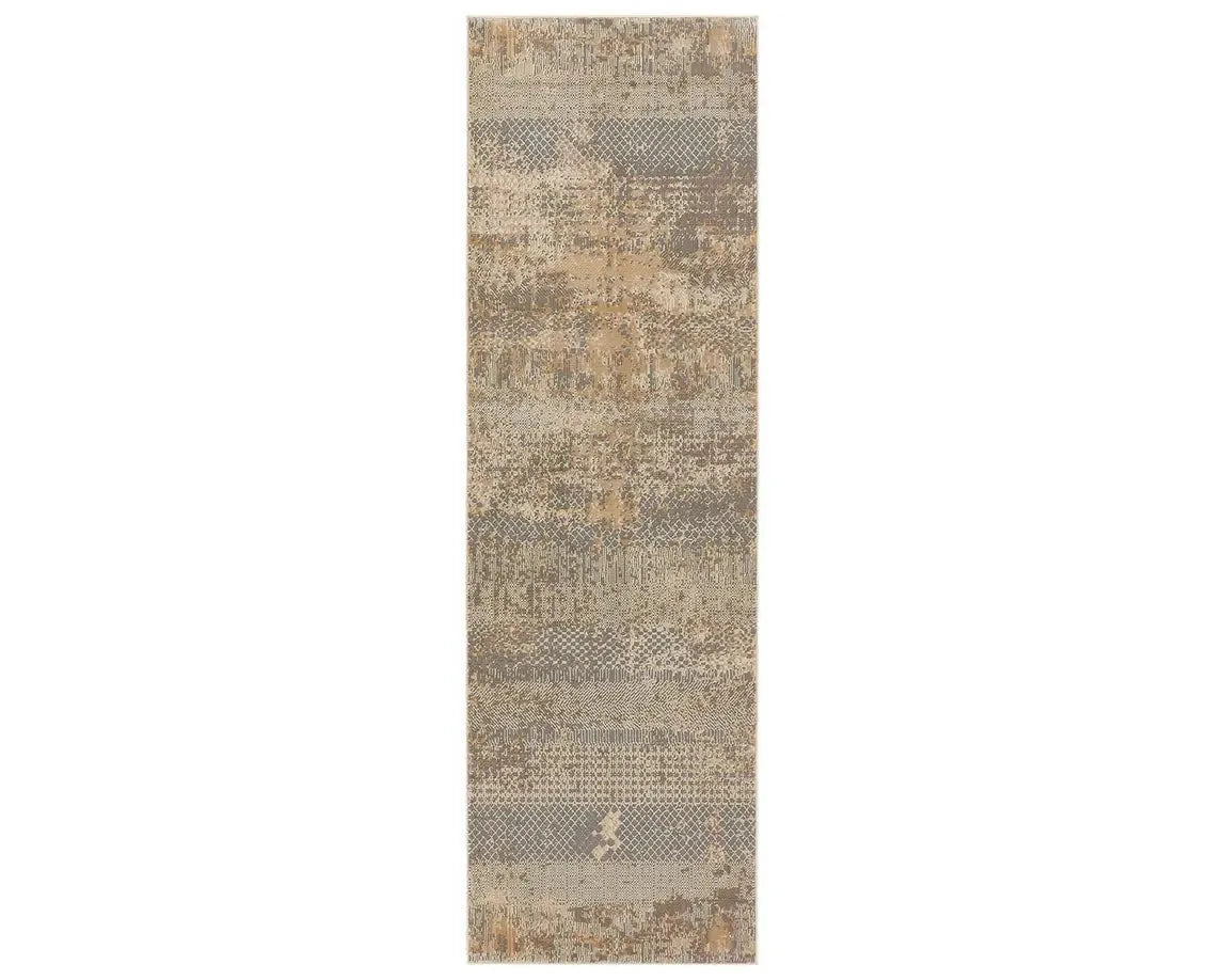 Vienne VNE11 Tan/Grey Rug - Baconco