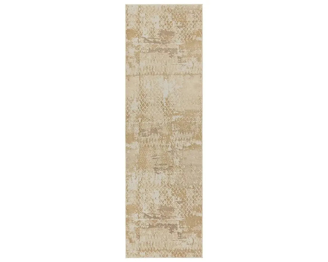 Vienne VNE15 Gold/White Rug - Baconco