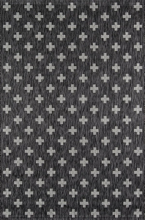 Villa By Novogratz Vi-01 Umbria Charcoal Rug - Baconco