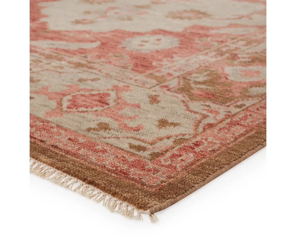 Village By Artemis VBA04 Azra Red / Tan Rug - Baconco