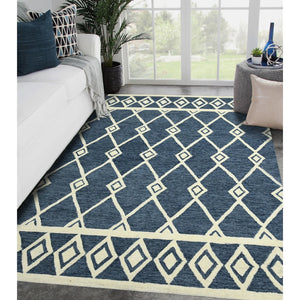 Vista VIS-6 Navy Rug - Baconco