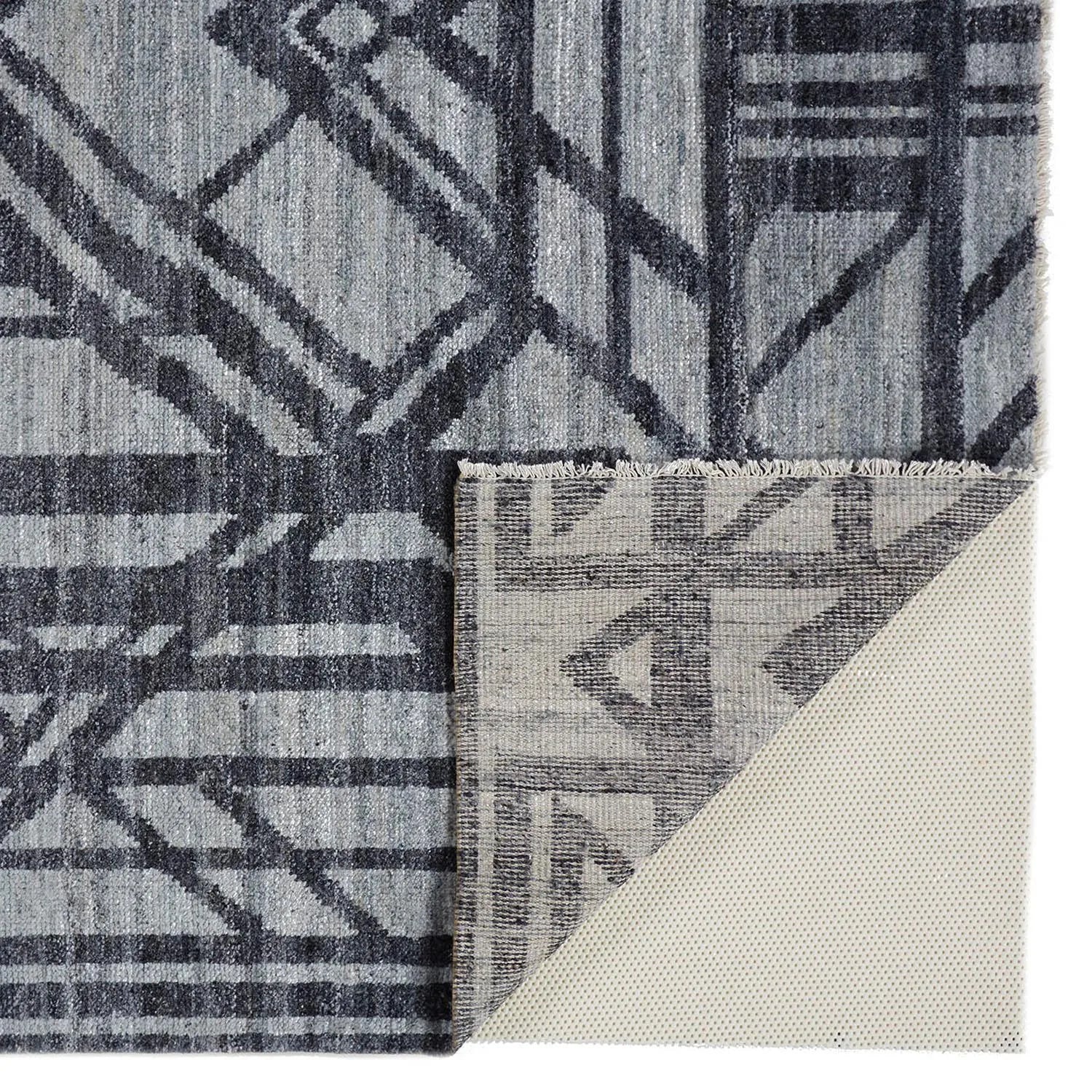 Vivien 6554F Gray/Blue Rug - Baconco