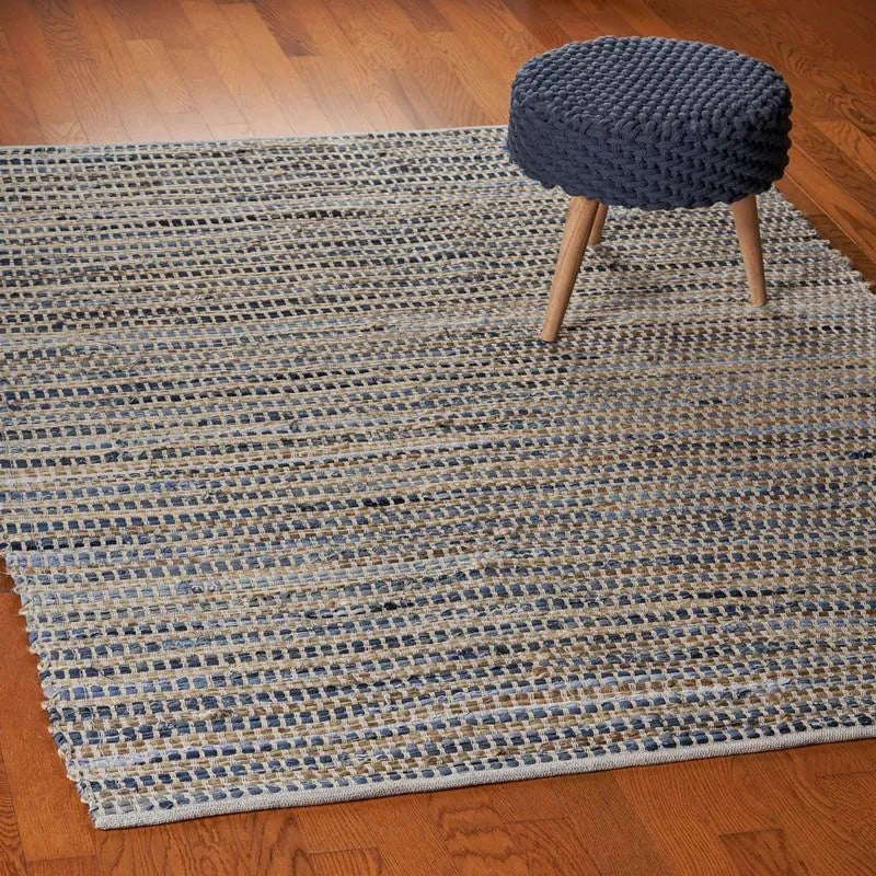 Vogue Lr99133 Blue/Cream Rug - Baconco