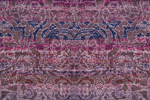 Voss VOS39H5F Pink/Purple Rug - Baconco