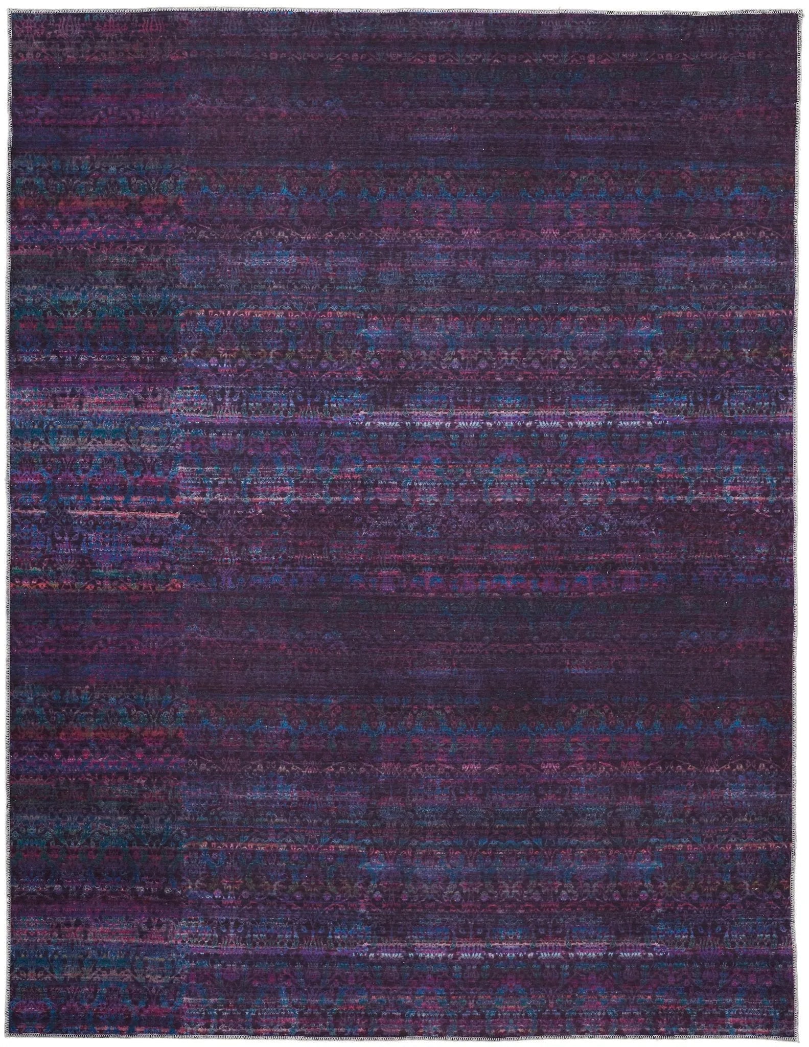 Voss VOS39HBF Blue/Purple Rug - Baconco