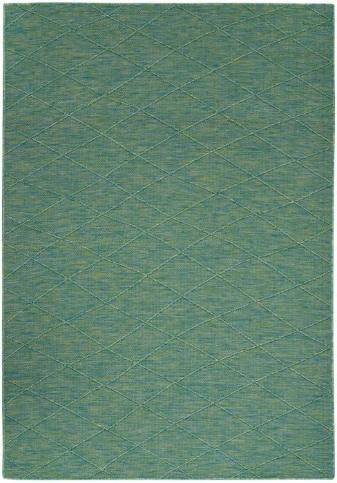 Washable Solution WSL01 Blue/Green Rug - Baconco