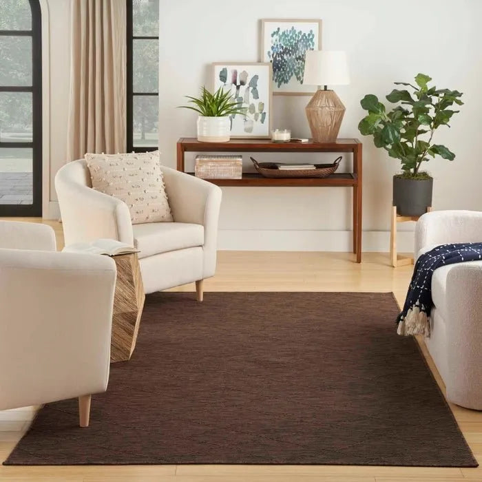 Washable Solution WSL01 Mocha Rug - Baconco