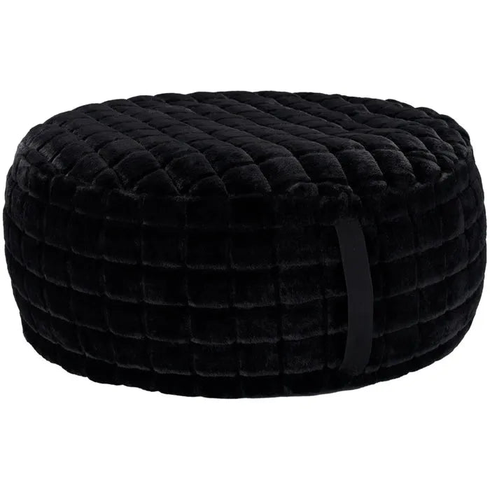 Waverly Pillows RD123 Black Pouf - Baconco