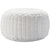 Waverly Pillows RD123 White Pouf - Baconco