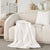 Waverly Pillows RD123 White Throw Blanket - Baconco