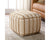 Wayland WYL01 Tan/Cream Pouf - Baconco