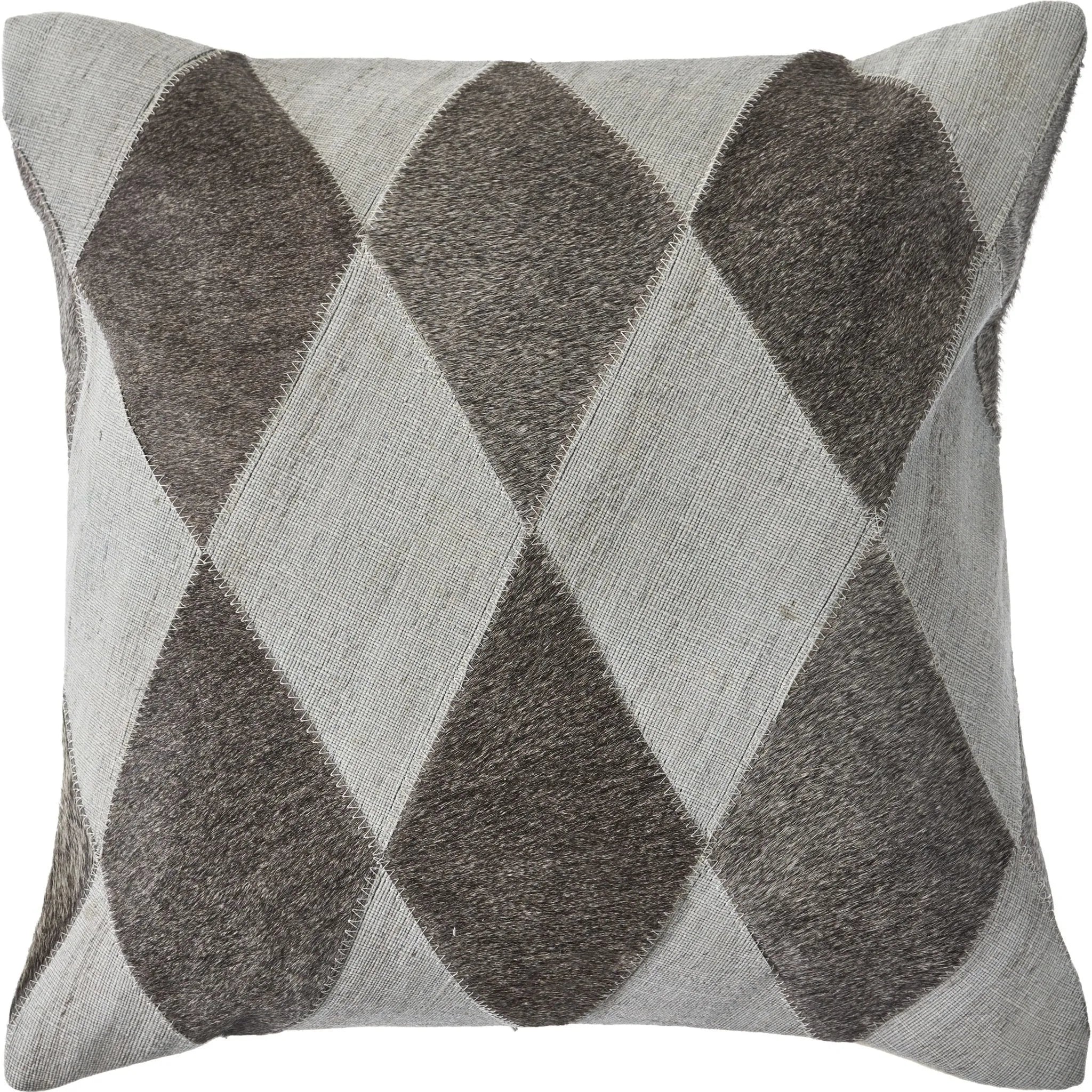 Wayne Lr07485 Silver/Brown Pillow - Baconco