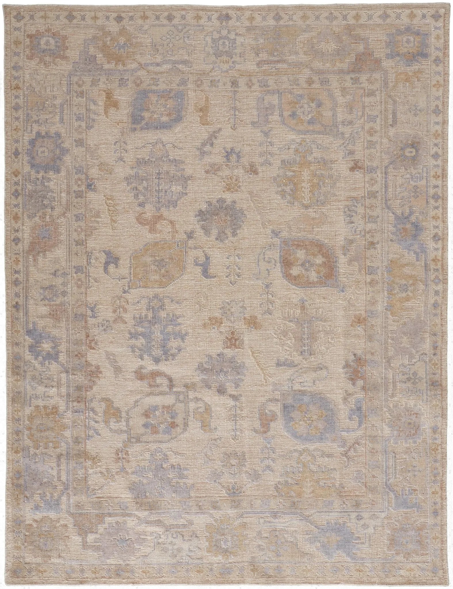 Wendover 6862F Tan/Blue Rug - Baconco