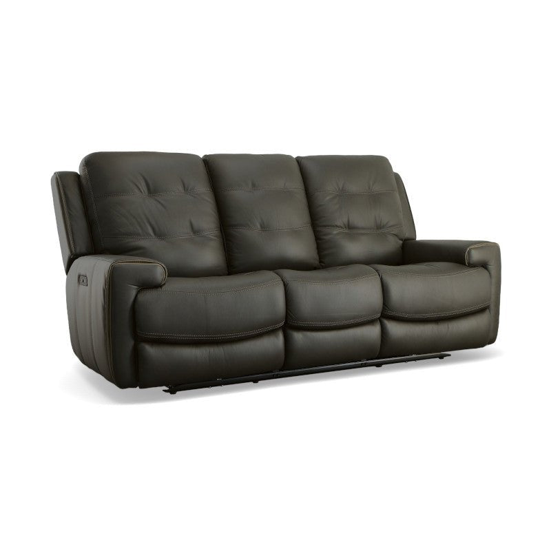 Wicklow Power Reclining Sofa with Power Headrests - Baconco