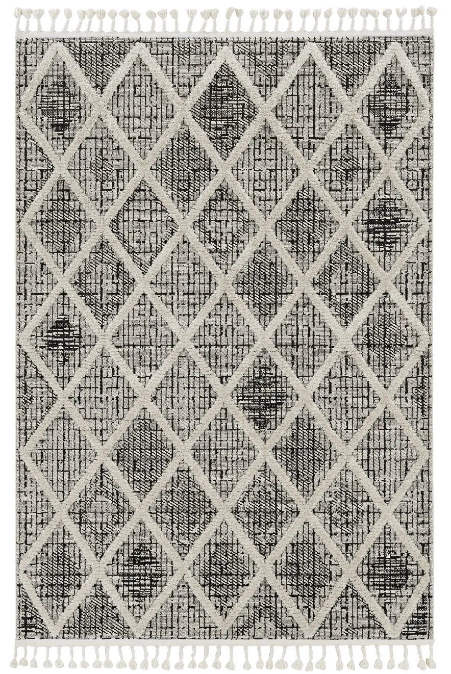 Willow 1101 Diamonds Charcoal Rug - Baconco