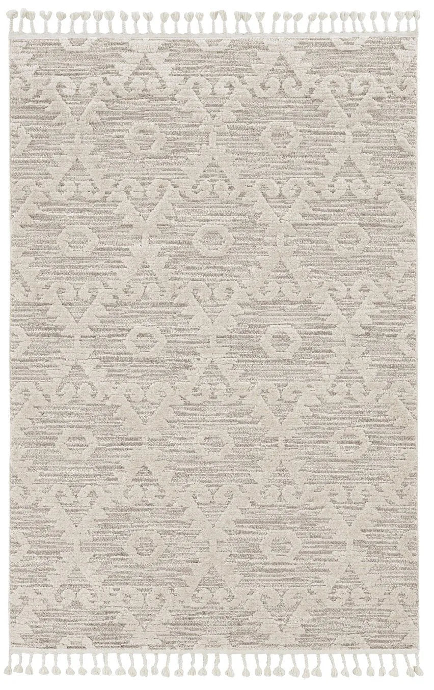 Willow 1103 Boho Ivory Beige Rug - Baconco