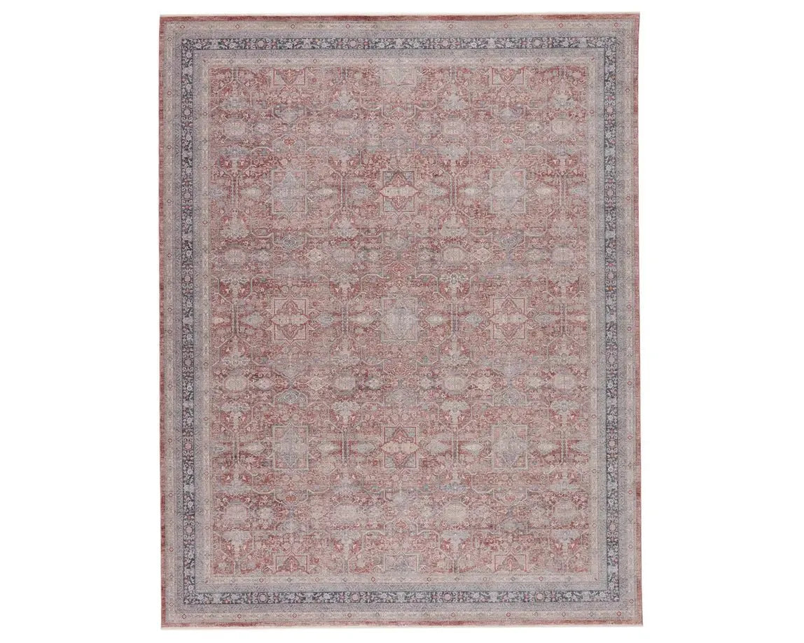 Winsome WNO04 Red/Blue Rug - Baconco