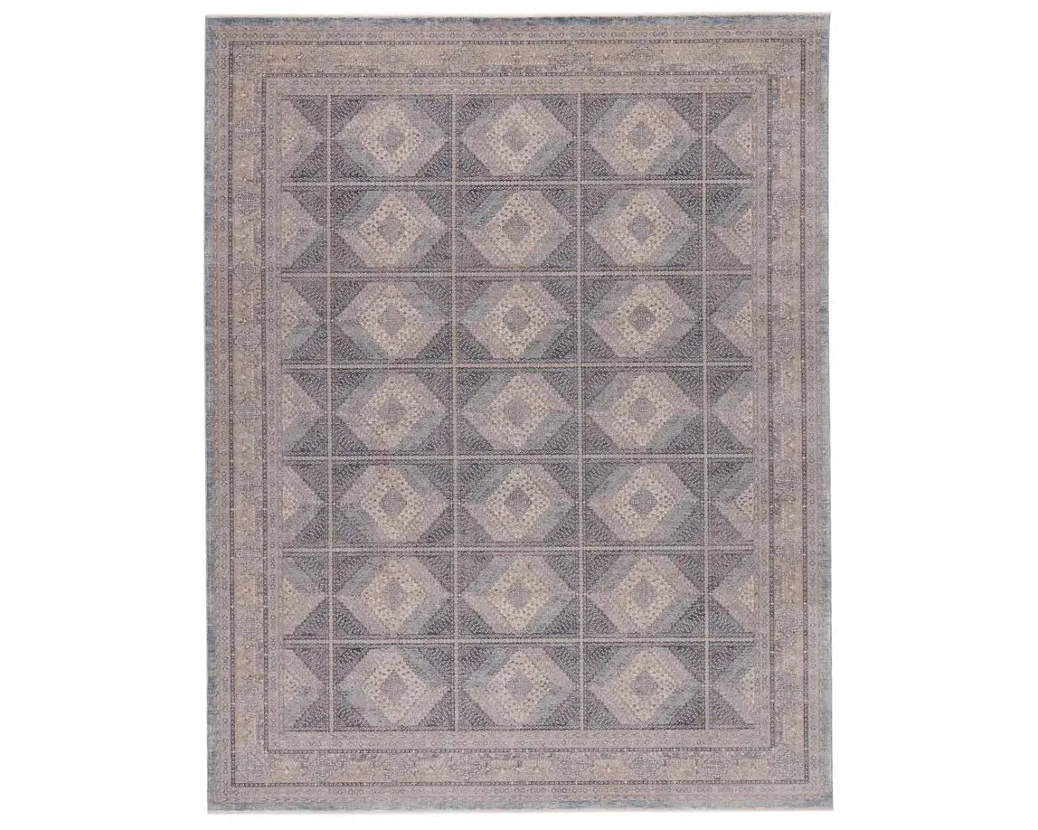 Winsome WNO05 Blue/Cream Rug - Baconco