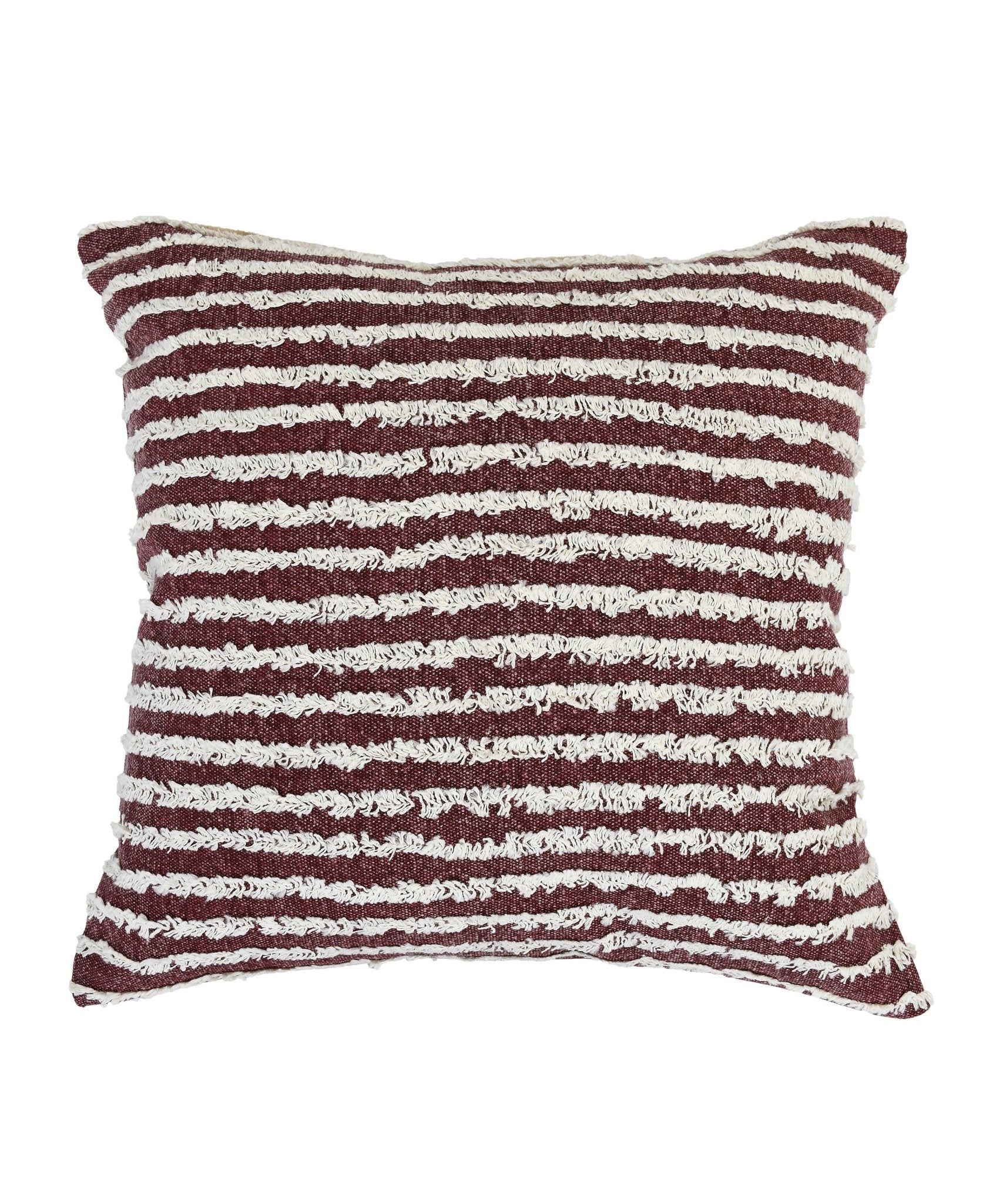 Wispy Ways Lr07712 Merlot/Cream Pillow - Baconco