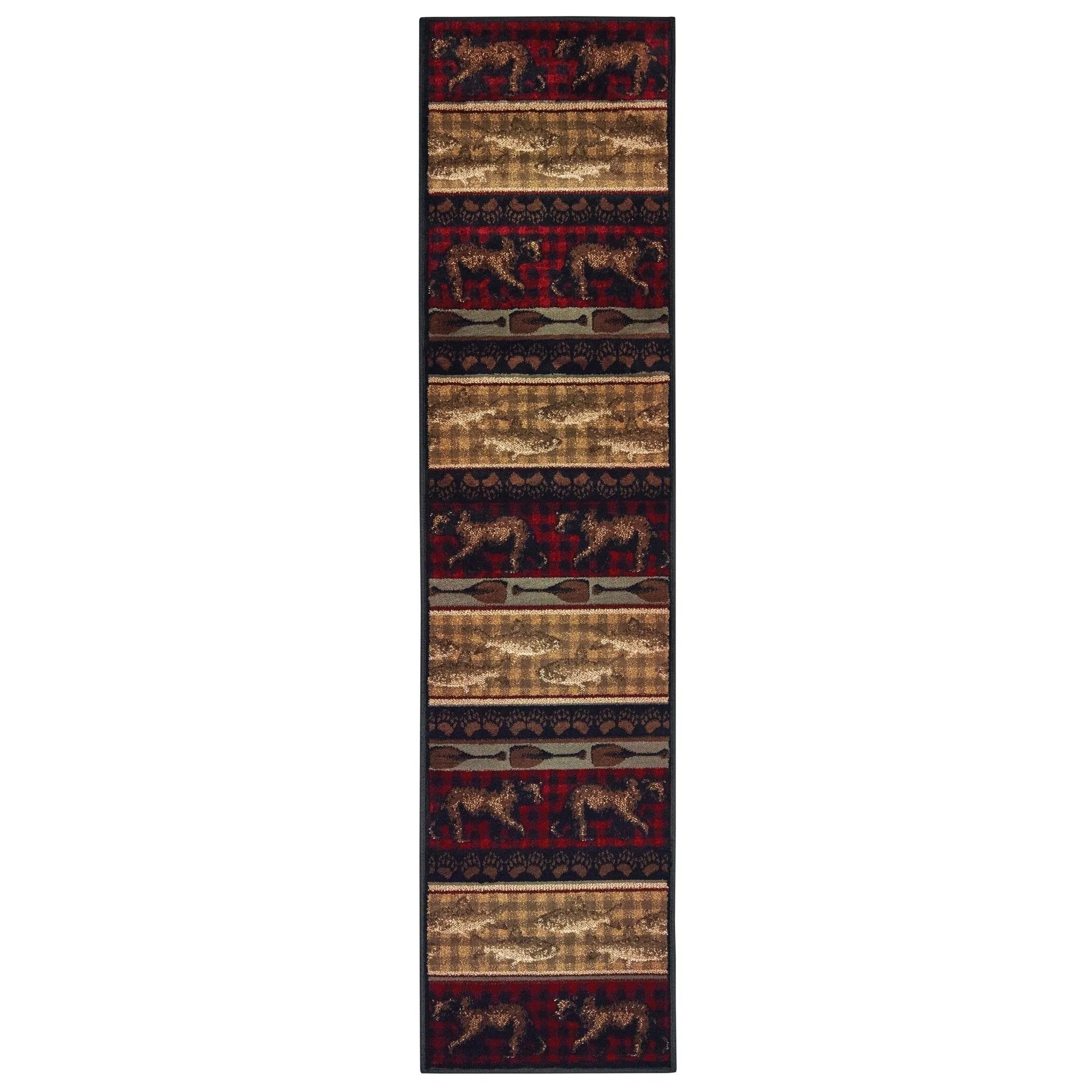 Woodlands 9594B Red Multi Rug - Baconco