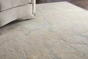 Wool & Silk CGS01 Mediterranean Sand Rug - Baconco