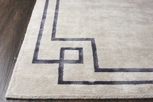 Wool & Silk CGS10 Mediterranean Sand Rug - Baconco