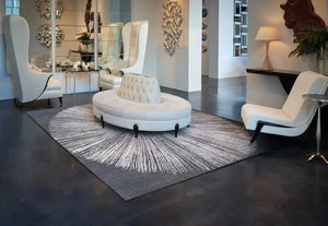 Wool & Silk CGS21 Chic Grey Rug - Baconco