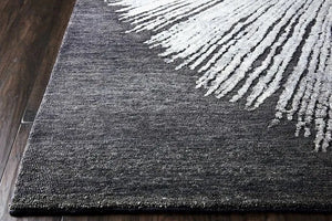 Wool & Silk CGS21 Chic Grey Rug - Baconco