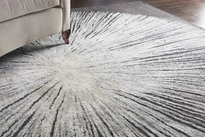 Wool & Silk CGS21 Chic Grey Rug - Baconco