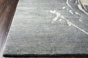 Wool & Silk CGS22 Chic Grey Rug - Baconco