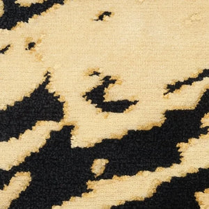 Wool & Silk CGS36 Gold/Black Rug - Baconco