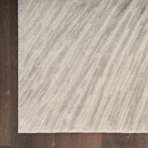 Wool & Silk CGS37 Sand/Silver Rug - Baconco