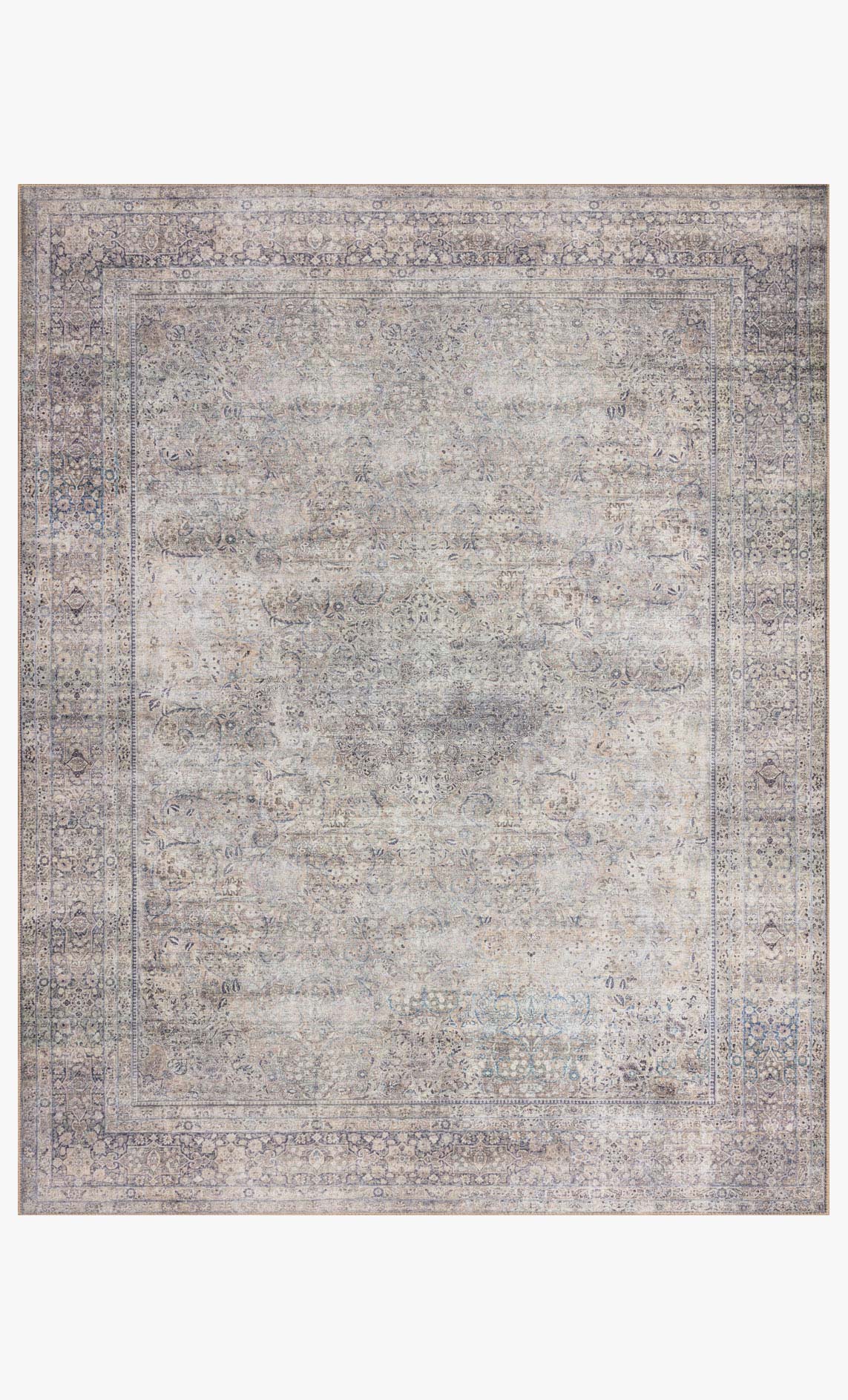 Wynter Wyn-03 Silver/Charcoal Rug - Baconco