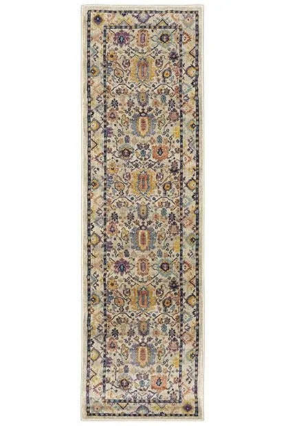 Xanadu 5502U Beige/Multi Rug - Baconco