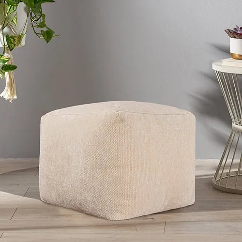 Yakar 34130IVO Ivory Pouf - Baconco