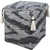 Zadia 34035GRY Grey Pouf - Baconco