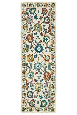 Zahra 75507 Ivory Gold Rug - Baconco