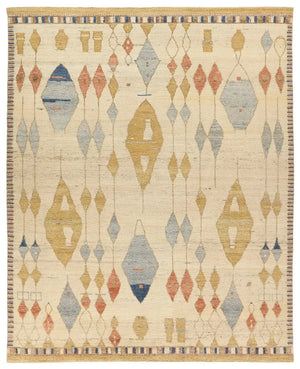 Zaira ZRA01 Light Brown/Multi Rug - Baconco