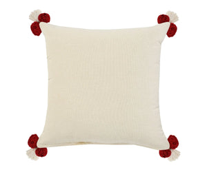 Zeal Lr07705 Heute Red/Cream Pillow - Baconco