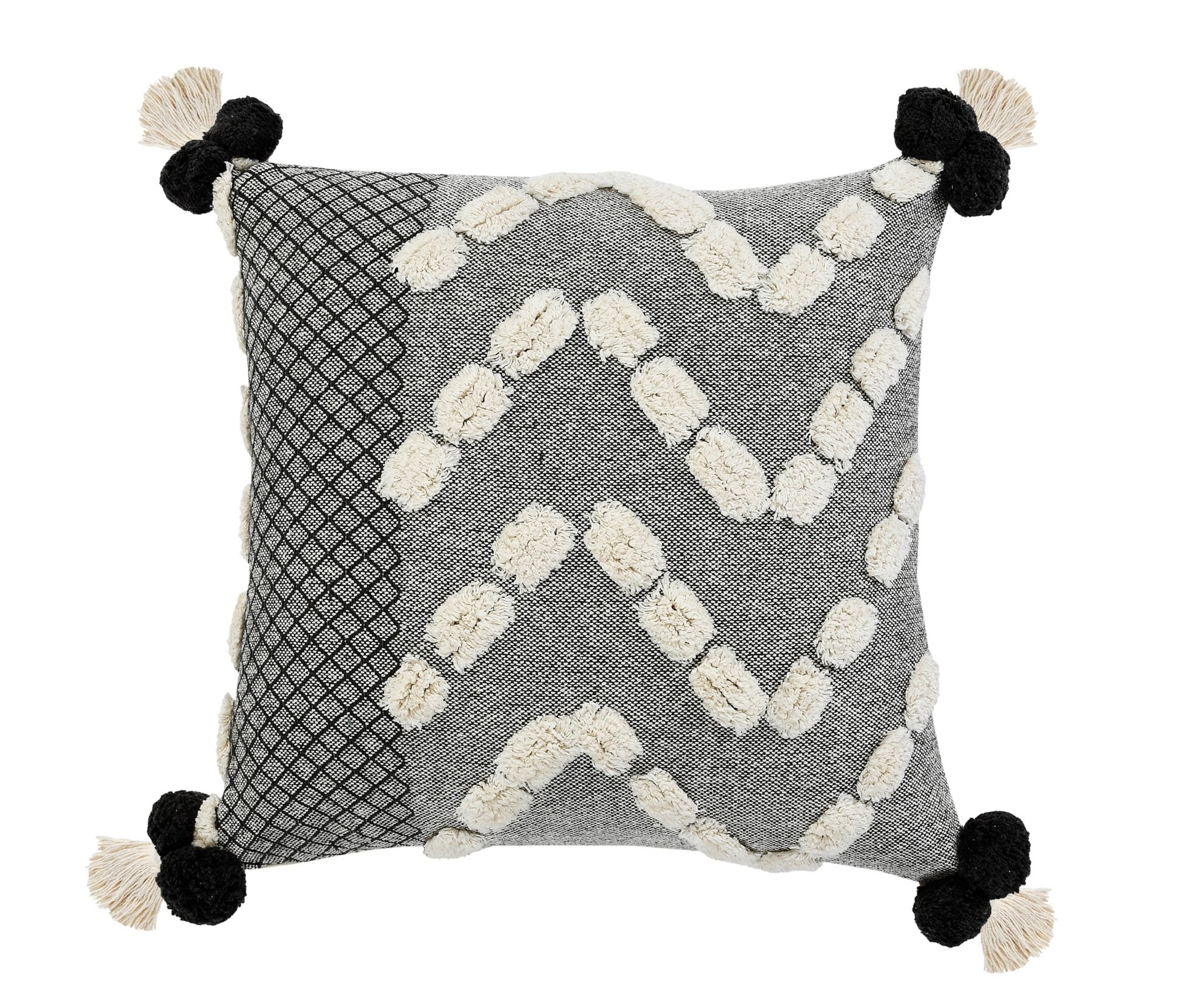 Zeal Lr07707 Black/Gray Pillow - Baconco