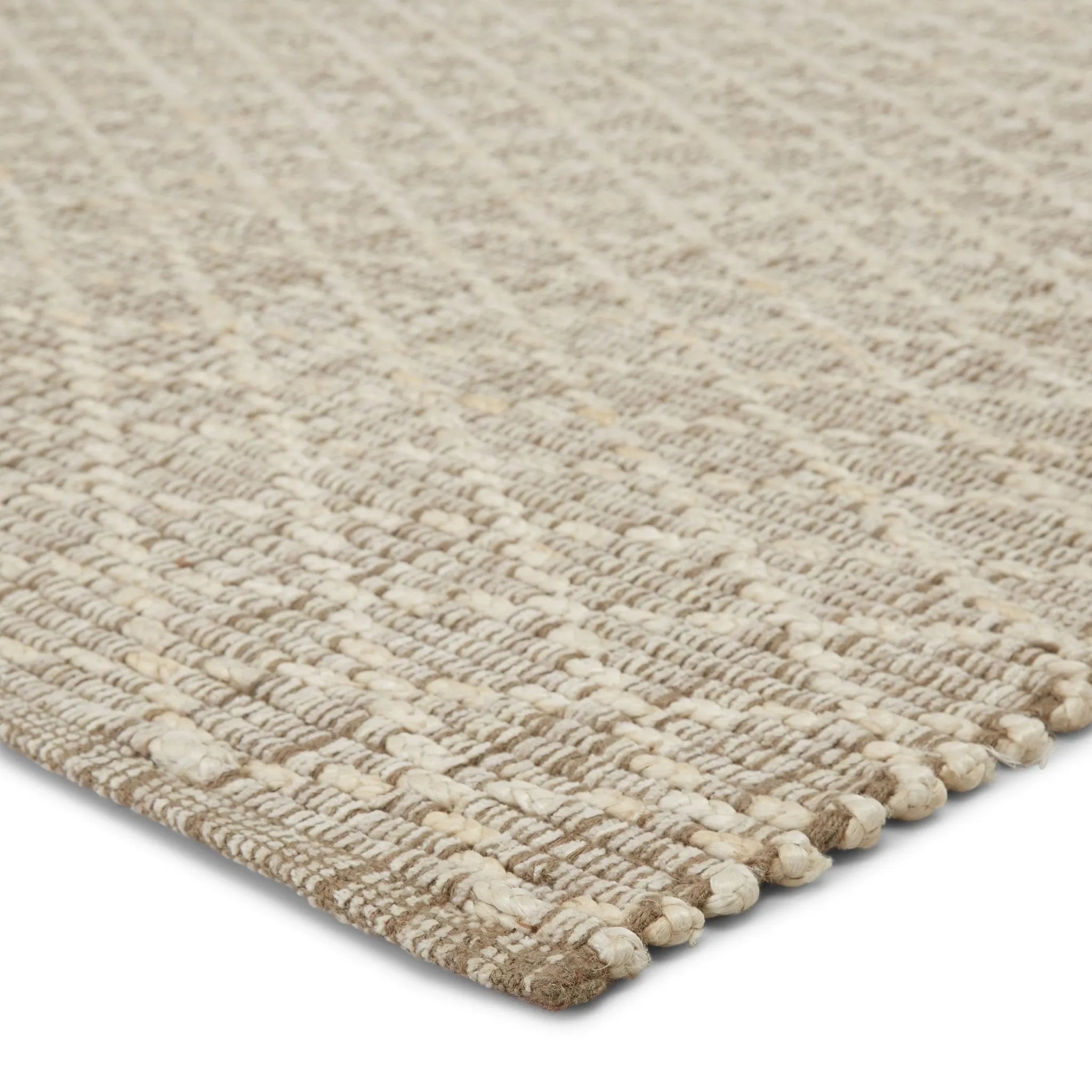 Zealand Zln02 Cecil Light Taupe/Ivory Rug - Baconco