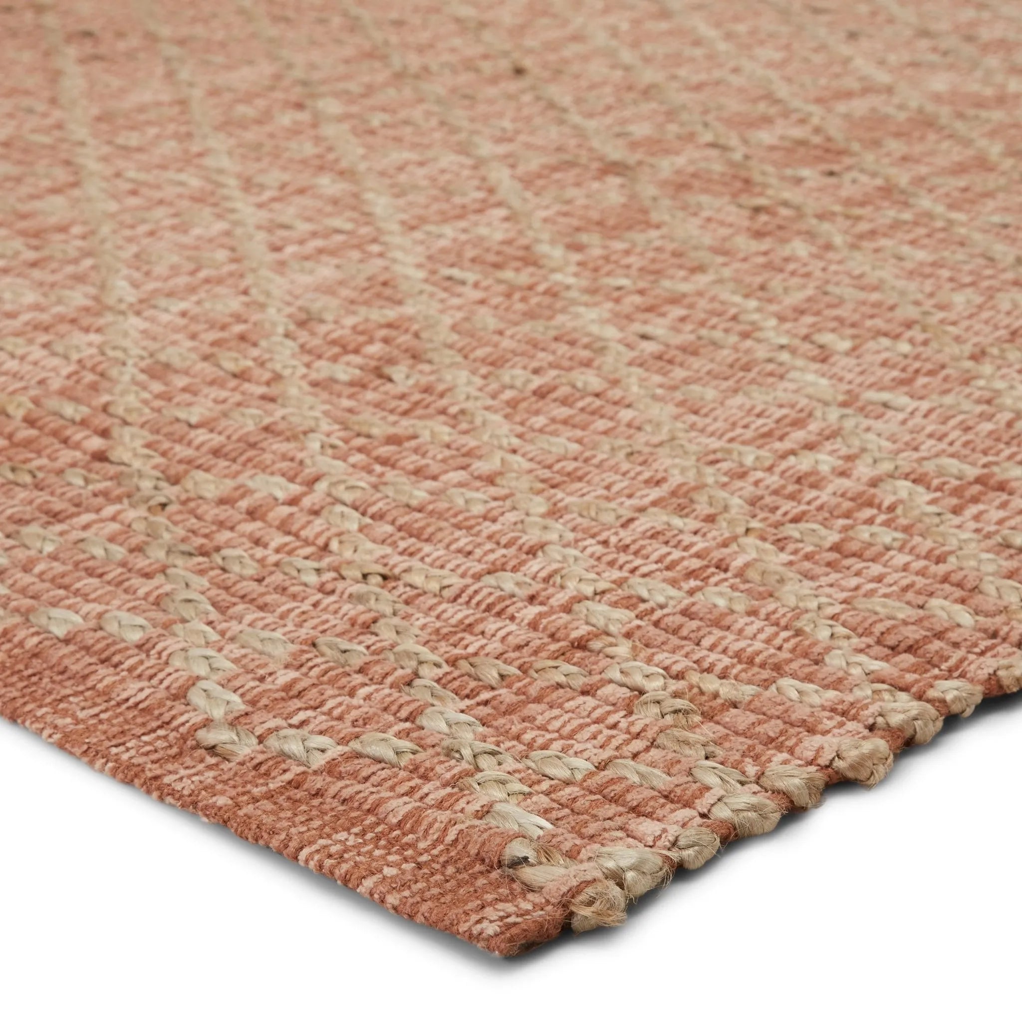 Zealand Zln03 Cecil Pink/Beige Rug - Baconco