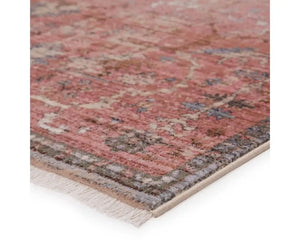 Zefira ZFA07 Pink/Grey Rug - Baconco