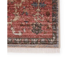 Zefira ZFA07 Pink/Grey Rug - Baconco