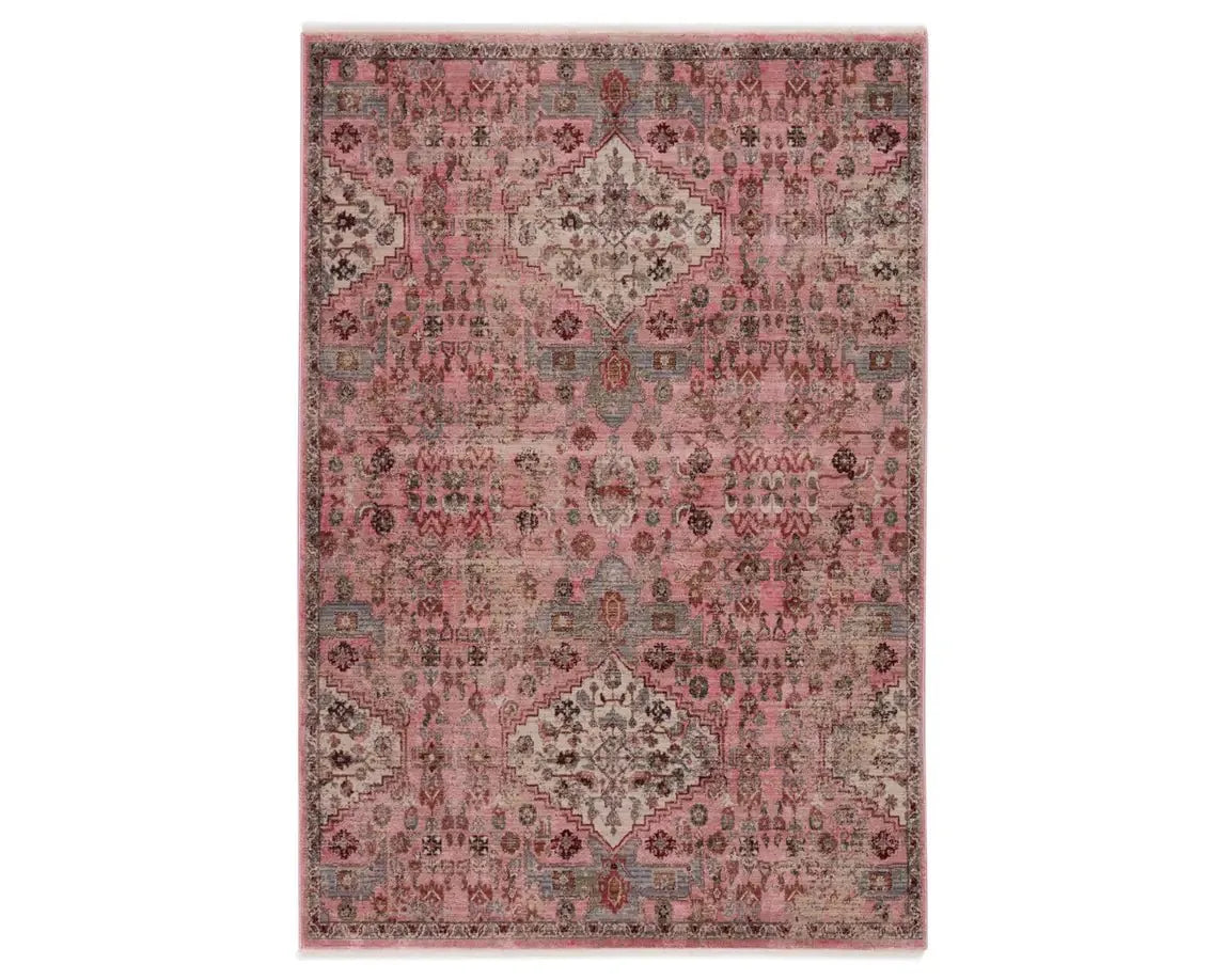 Zefira ZFA10 Pink Rug - Baconco