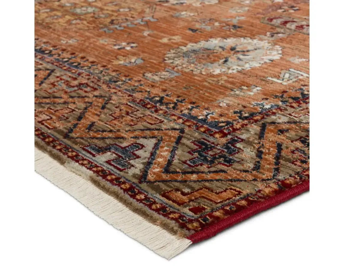 Zefira ZFA15 Orange/Brown Rug - Baconco