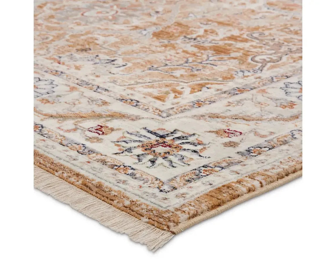 Zefira ZFA18 Brown/Cream Rug - Baconco