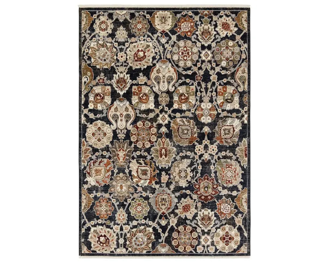 Zefira ZFA21 Blue/Taupe Rug - Baconco